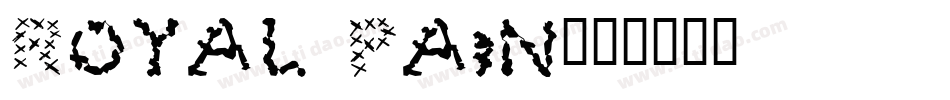 Royal Pain字体转换